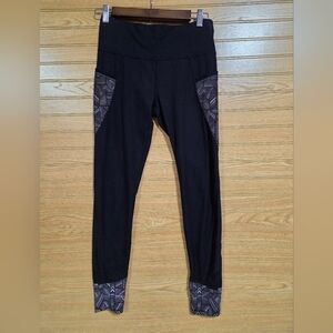 Athleta Women's Black and Gray Athletic Pants Size Small